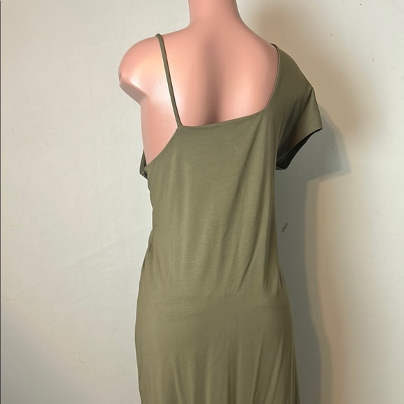 Banana Republic Women’s One Shoulder Asymmetrical Midi Dress Size M. NWT - Picture 7 of 10